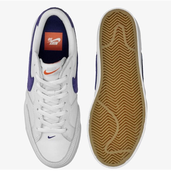 New! Size: 10.5 Women|Nike Zoom Pogo Plus ISO SB White/Court Purple|DZ4916-100 - Picture 10 of 15